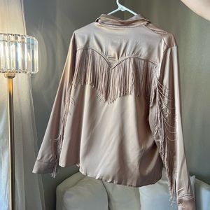 kittenish fringe long sleeve 🌾